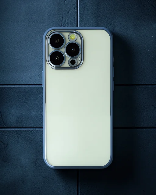 Apple İphone 13 Pro Kılıf Razer Lensli Silikon - Açık Mavi