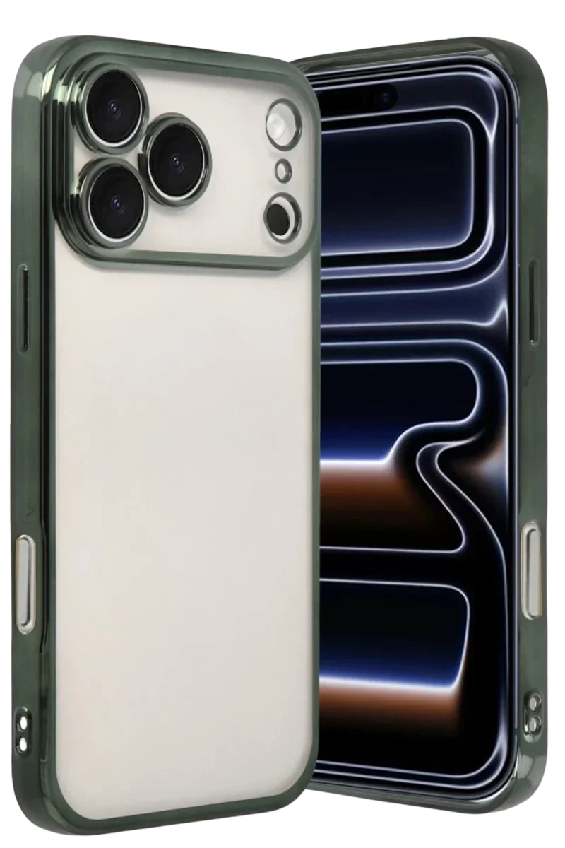 Apple iPhone 17 Pro Max Razer Lensli Silikon - Yeşil