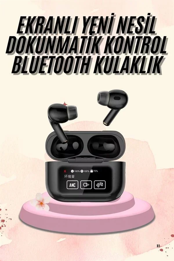 Yeni Nesil Pro Ekranlı Bluetooth Kulaklık 5.0 Bluetooth görsel 2