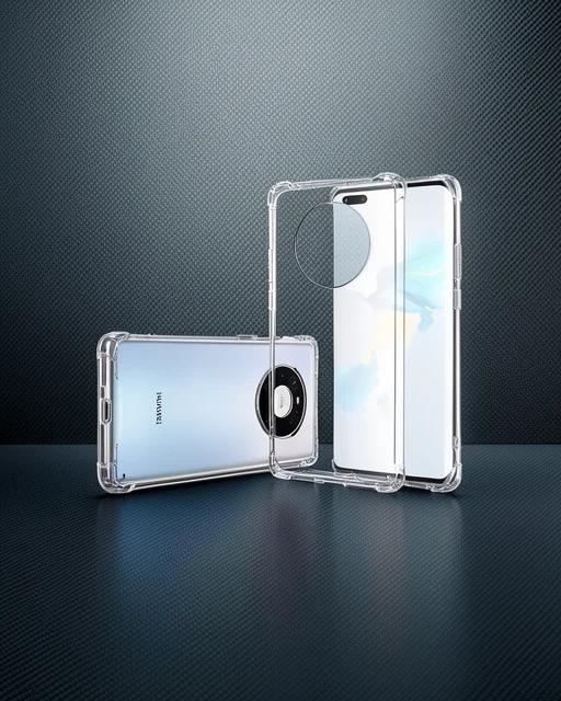Huawei Mate 40 Pro Kılıf Olex Tpu Silikon - Şeffaf