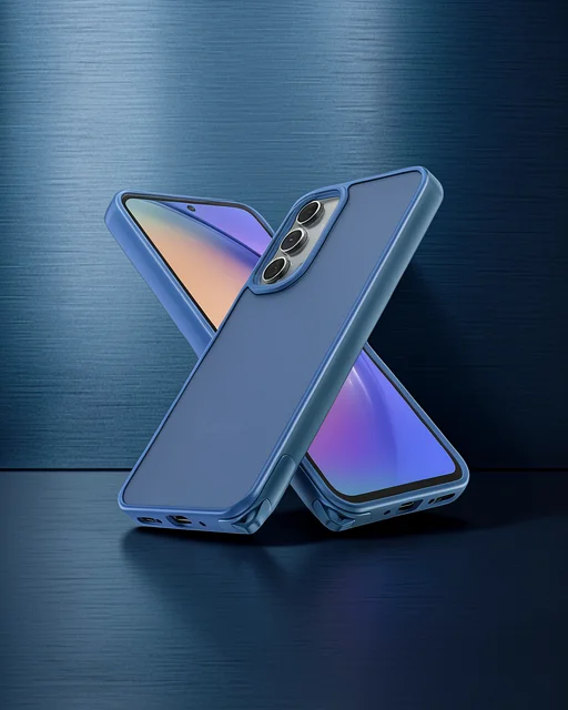 Samsung Galaxy A14 4g Kılıf Elegant Kapak - Açık Mavi