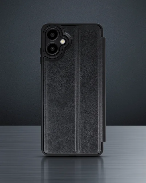 Samsung Galaxy A06 Kılıf Flip Cover - Siyah