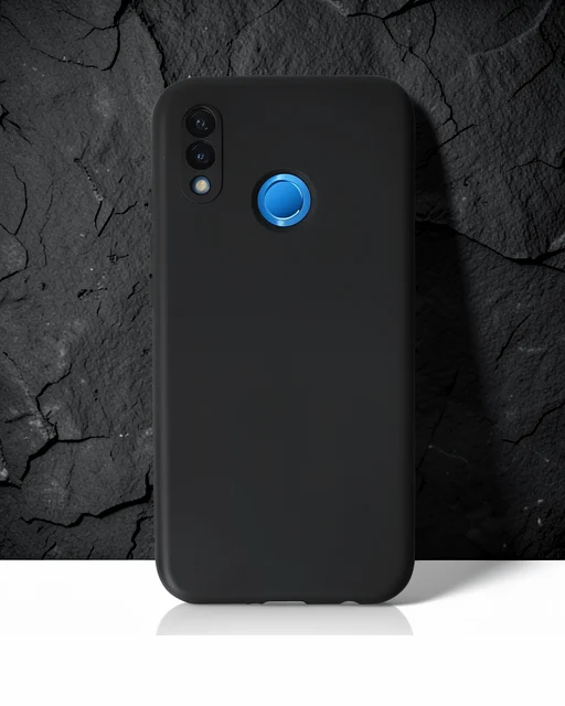 Huawei P20 Lite Kılıf First Silikon - Siyah
