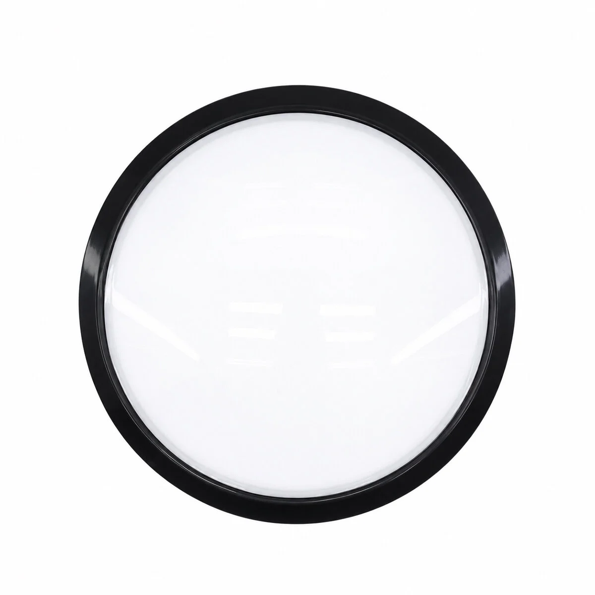 20W SİYAH METAL KASA SIVA ÜSTÜ YUVARLAK LEDLİ GLOP ARMATÜR IP20 6500K - 1800Lm E1212/S görsel 2