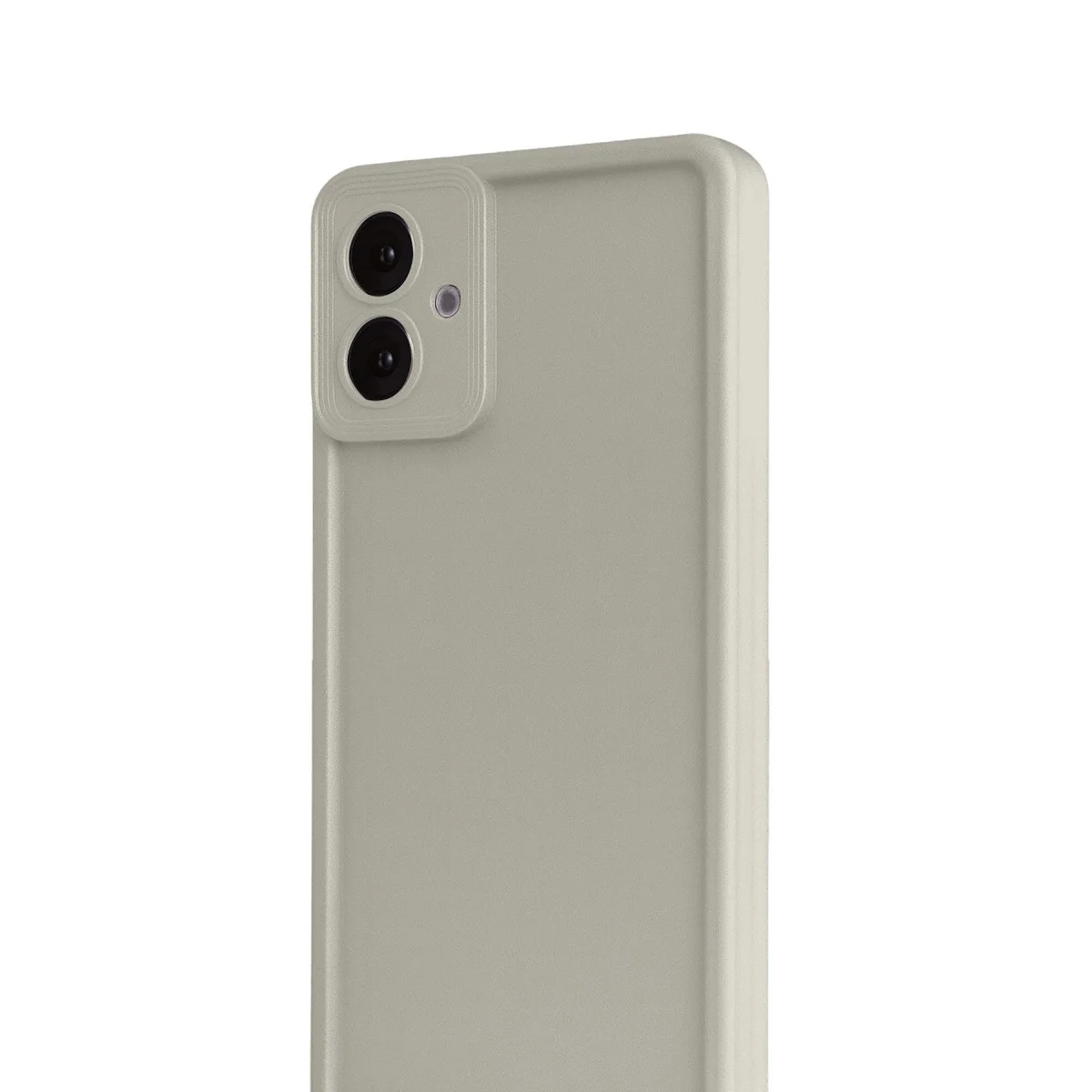 Samsung Galaxy A07 4g Viera Silikon - Krem görsel 2