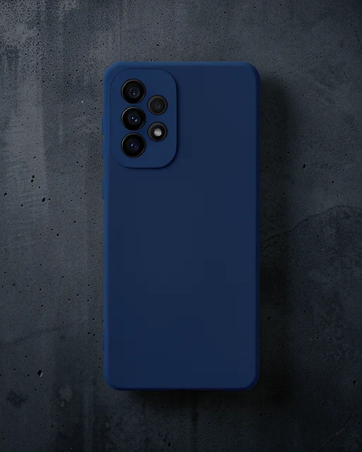 Samsung Galaxy A53 5g Kılıf Nano İçi Kadife Silikon - Lacivert