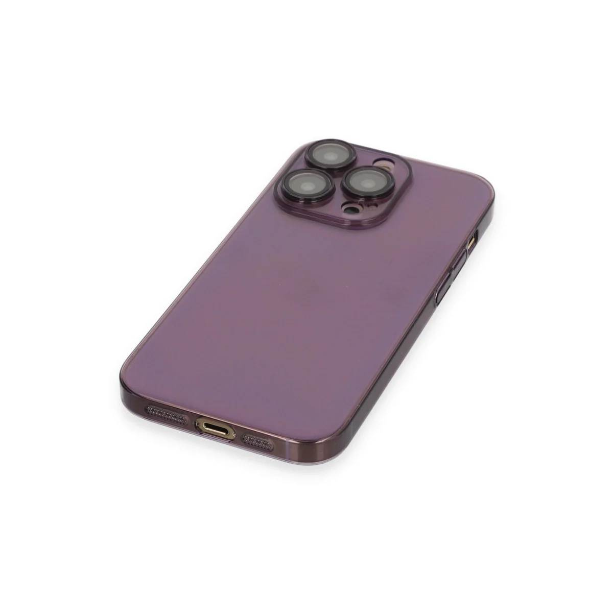 Apple İphone 13 Pro Max Kılıf Armada Lensli Kapak - Derin Mor görsel 4