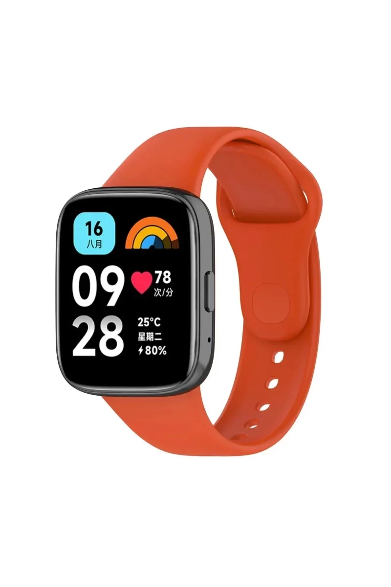 Xiao Red Watch 3 Active Klasik Kordon - Turuncu