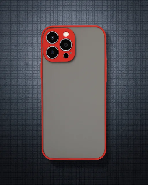 Apple İphone 13 Pro Kılıf Montreal Silikon Kapak - Kırmızı