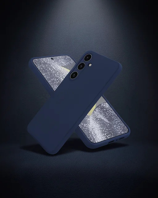 Samsung Galaxy A56 Kılıf First Silikon - Lacivert