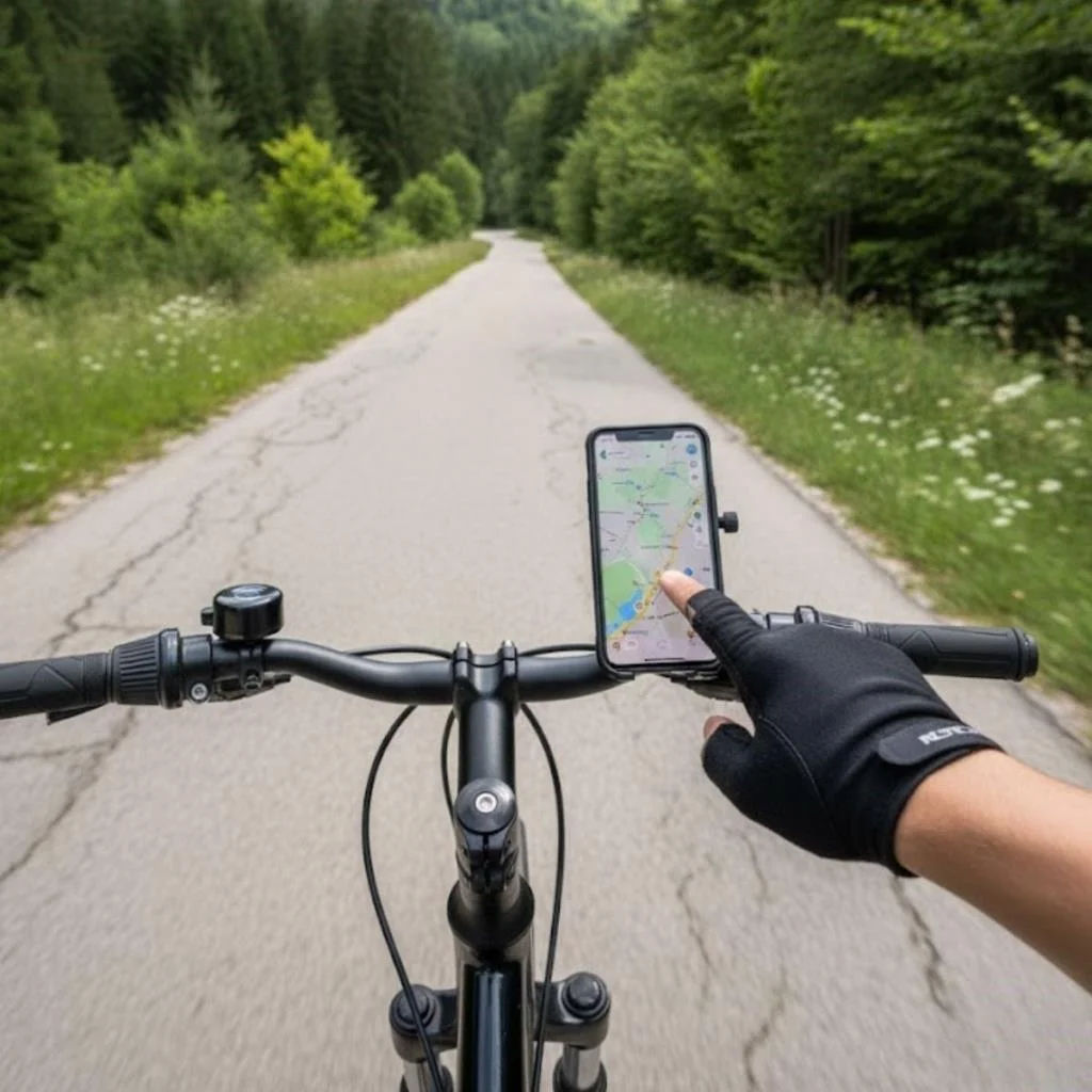 Evrensel Motosiklet Telefon Tutucu – Kaymaz, Kilitlenebilir Güvenli Tutuşlu, 360° Ayarlanabilir Gidon Bağlantılı Akıllı Telefon Aparatı görsel 3