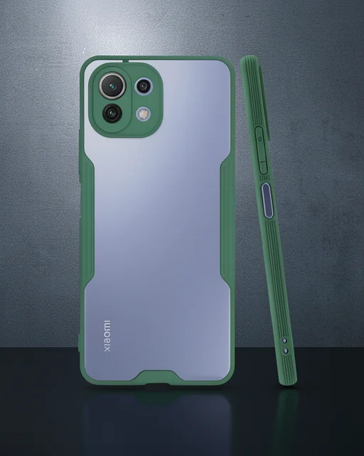 Xiaomi Mi 11 Lite Kılıf Platin Silikon - Yeşil