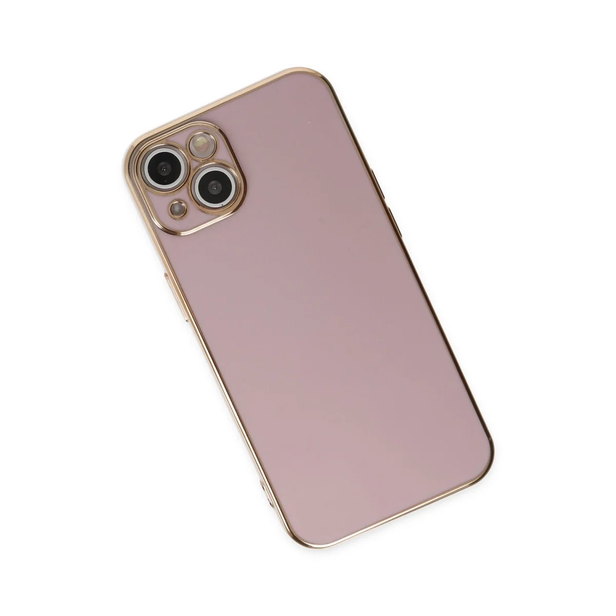 Apple İphone 14 Kılıf Volet Silikon - Mor görsel 3