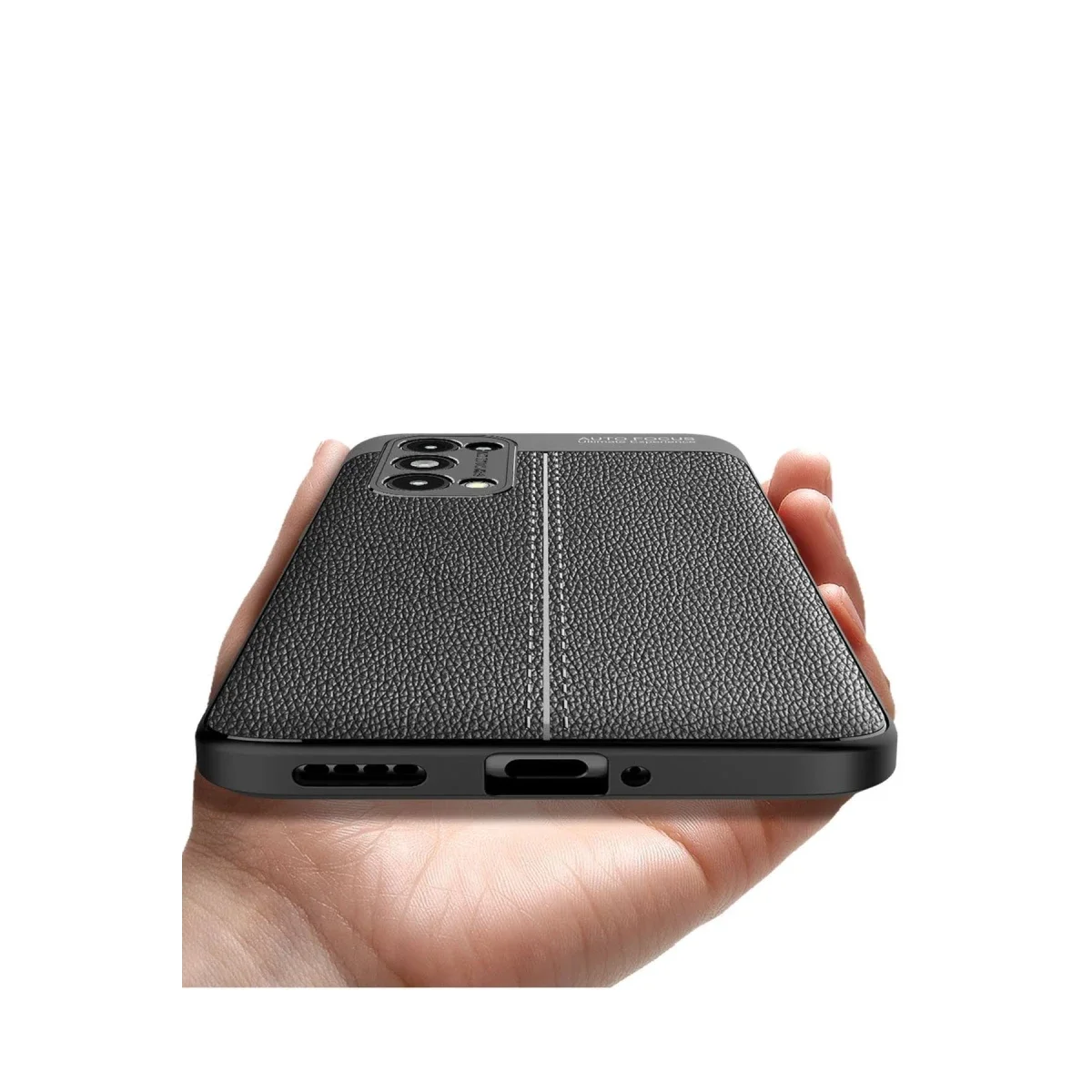 Oppo Reno 5 Pro Kılıf Auto Focus Kapak - Kırmızı görsel 6