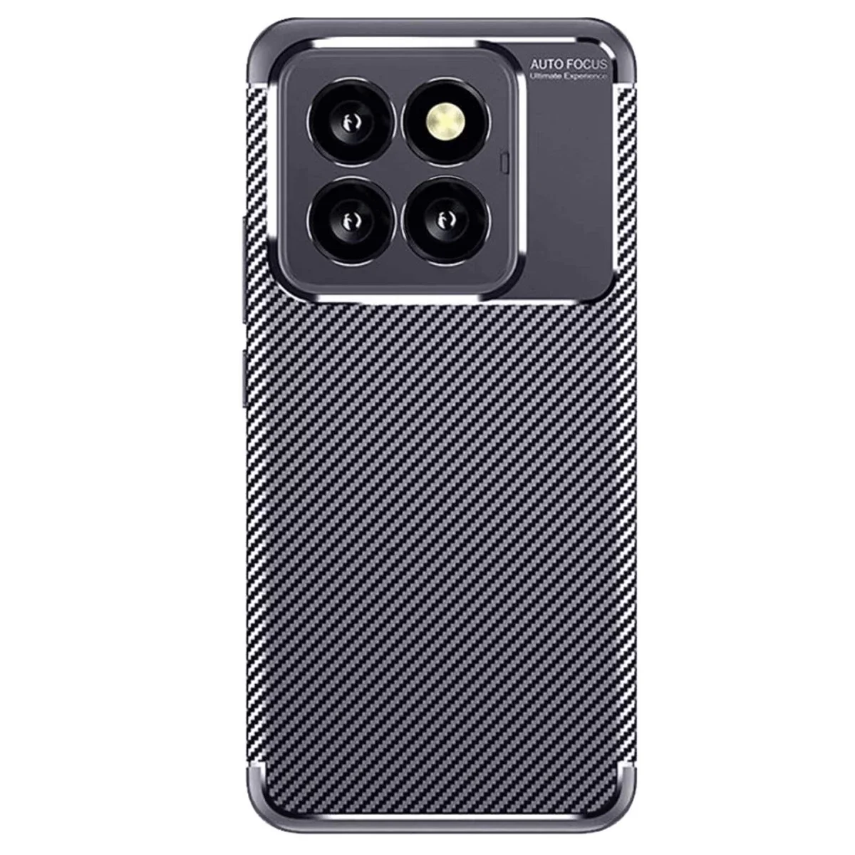 Xiao 14T Pro Kılıf Auto Focus Karbon Kapak - Lacivert görsel 3