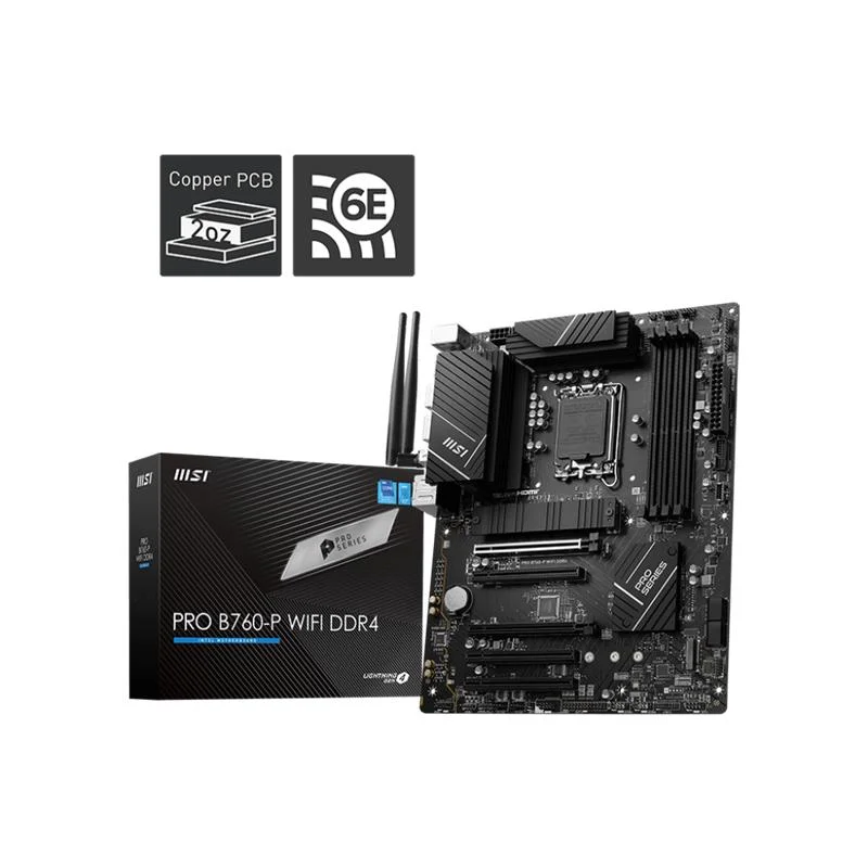 Pro B760-P Wıfı DDR4 4000MHZ 1XHDMI 1XDP 2XM.2 Usb 3.2 Atx 1700P (12./ 13. Ve 14. Nesil İşlemci Uyumlu)