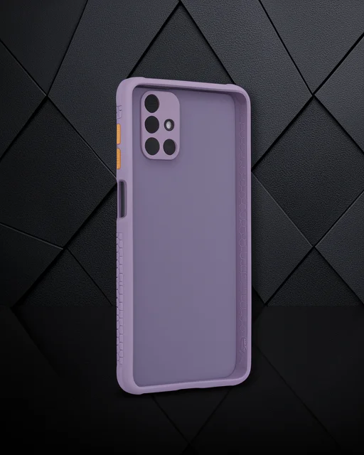 Samsung Galaxy M51 Kılıf Miami Şeffaf Silikon - Açık Mor