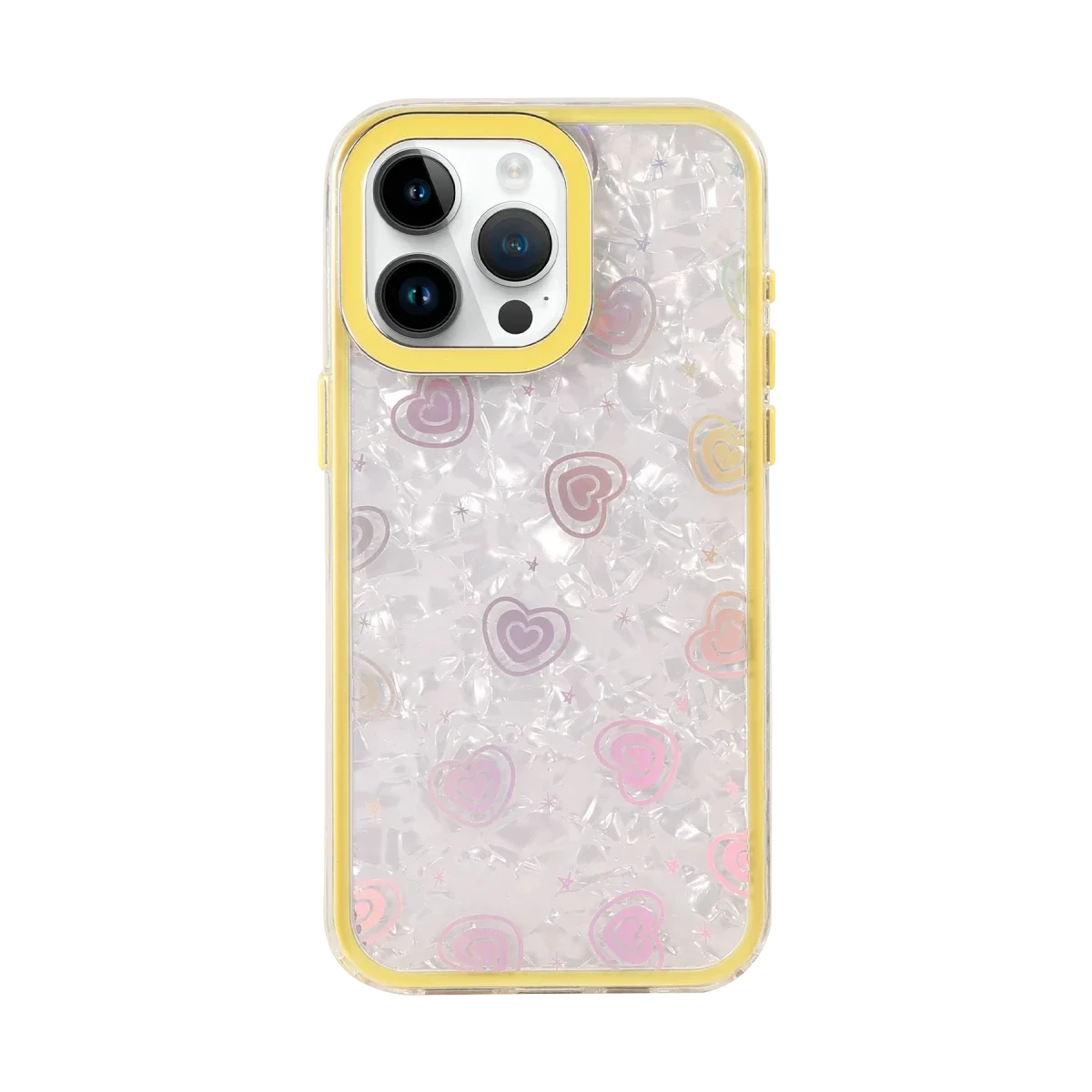 Apple iPhone 14 Lumi Desenli Kapak - Sarı görsel 3