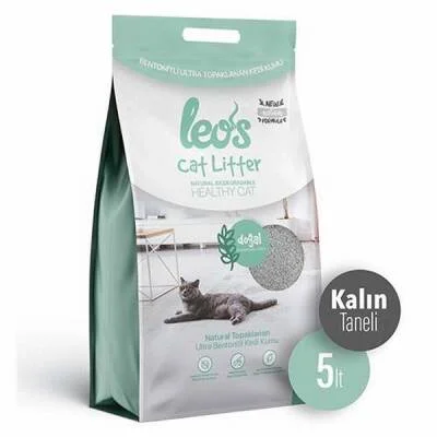 Cat Litter Doğal Bentonit Kalın Taneli Kedi Kumu 5 Lt