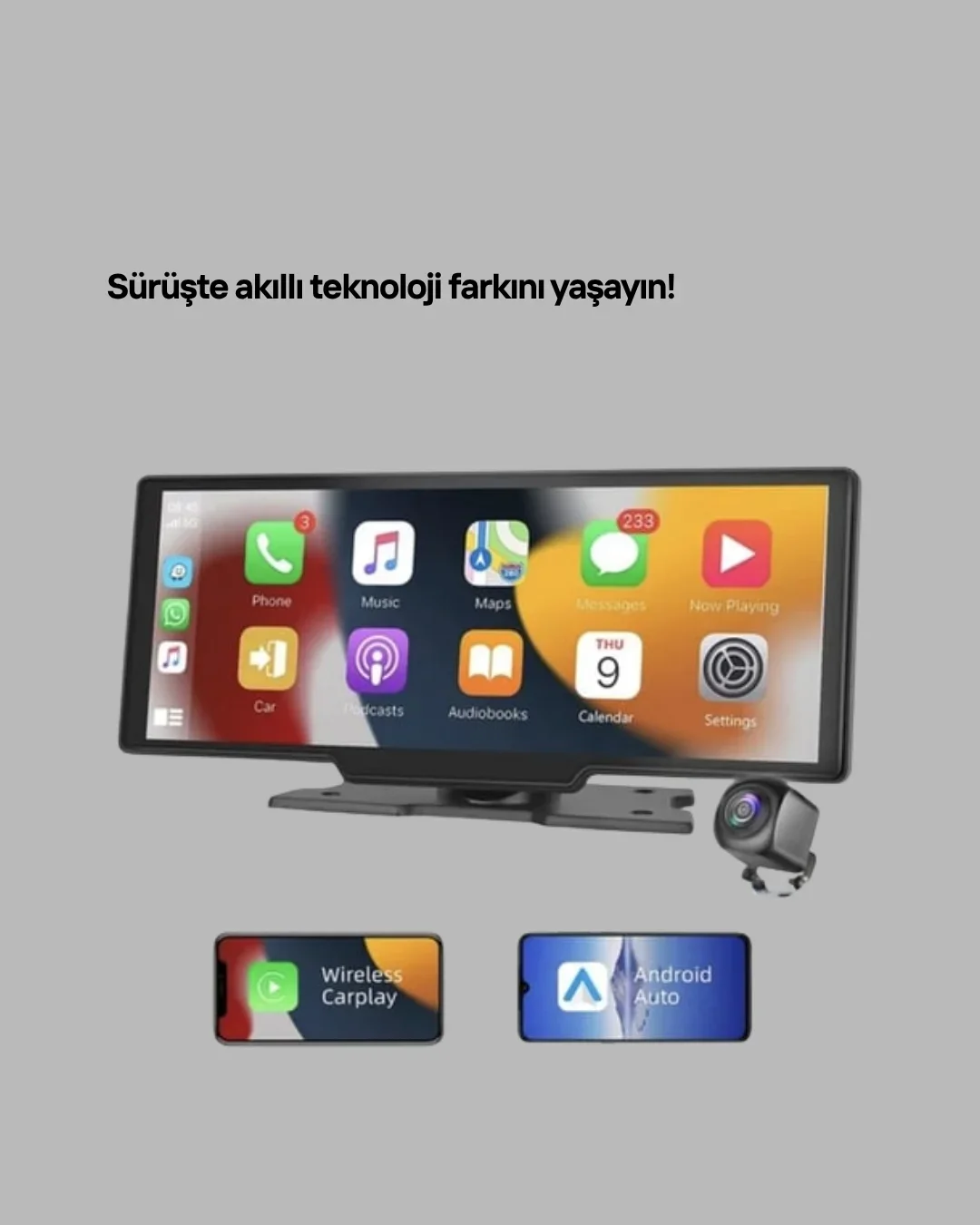 Fiat Egea, Linea, Doblo, Peugeot, Citroen C3, C4, Opel Astra, Corsa, Insignia Uyumlu 10.26” IPS Dokunmatik CarPlay Multimedya – 4K Ekran görsel 2