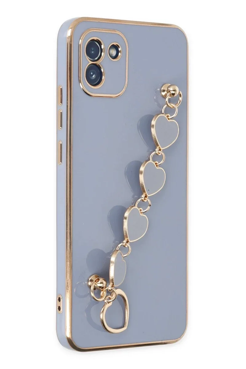 Samsung Galaxy A03 Kılıf Esila Silikon - Gri