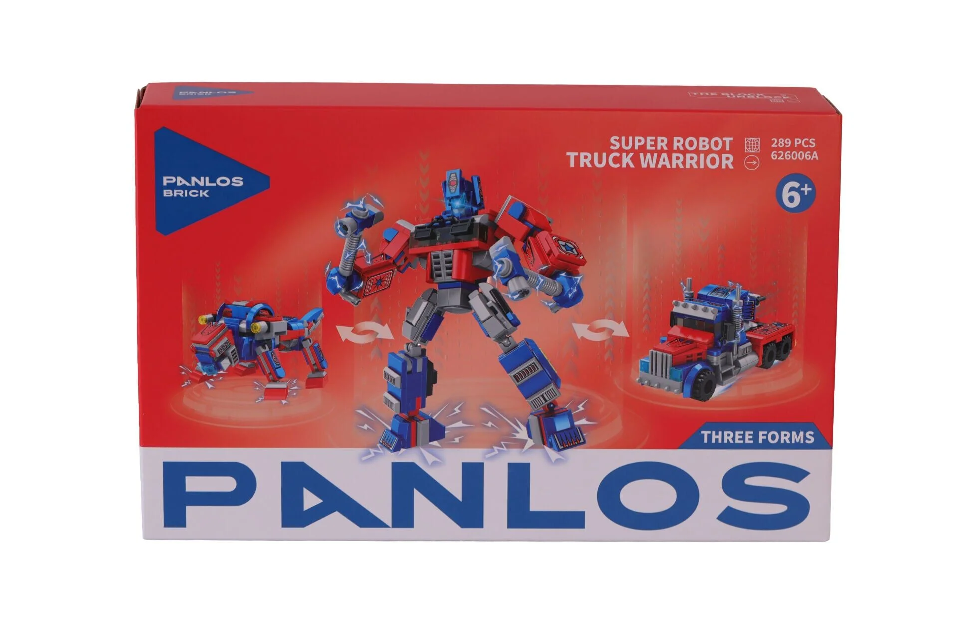 P626006-KARMA Dönüşen Robotlar Block Oyuncak-kırmızı görsel 2