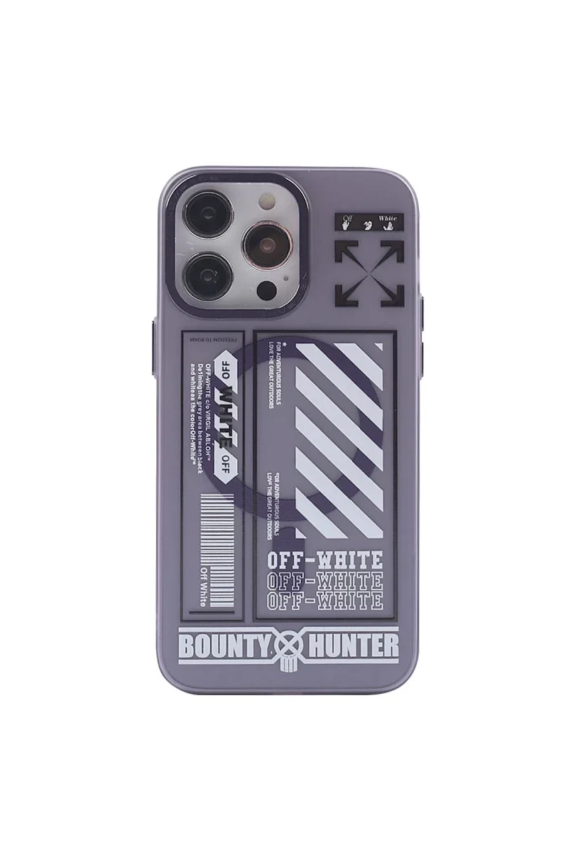Apple iPhone 14 Pro Kılıf Apollo Magneticsafe Desenli Kapak - Apollo Mor - 1 görsel 3