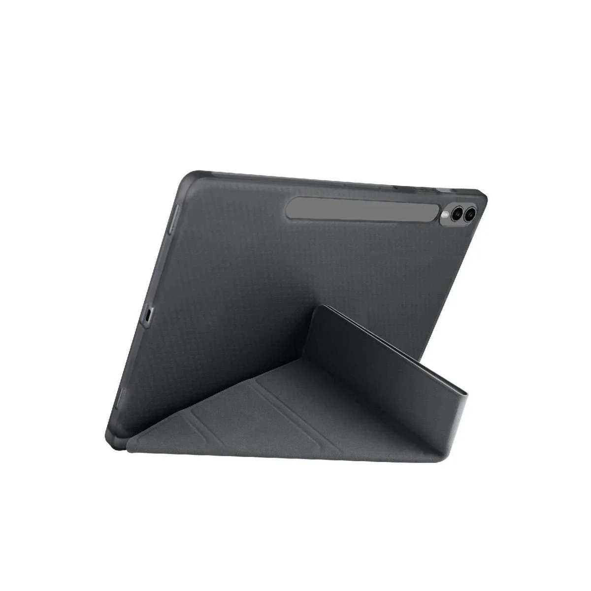 Samsung Galaxy X510 Tab S9 FE 11 Kılıf Kalemlikli Mars Tablet Kılıfı - Siyah görsel 2