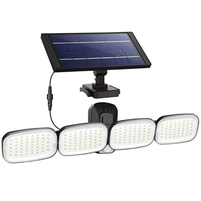 6 Volt - 3 Watt Solar Panelli Hareket Sensörlü 200 SMD Ledli Lamba PM-8048 görsel 5