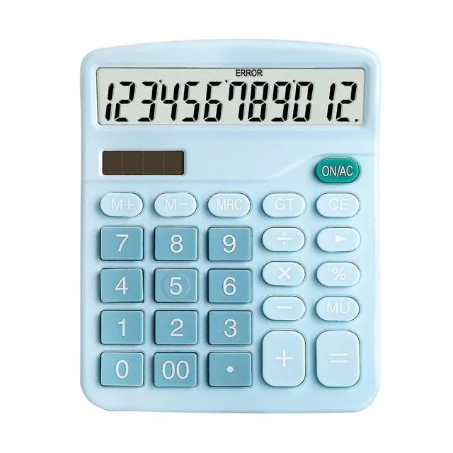 PM-24066 12 Basamaklı Solarlı Elektronik Hesap Makinesi