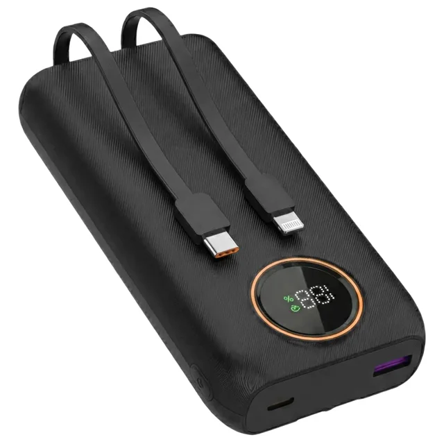 Snapron SNP-3013 22.5W PD 20.000mAh Dahili Kablolu ve Hızlı Şarjlı Powerbank görsel 2