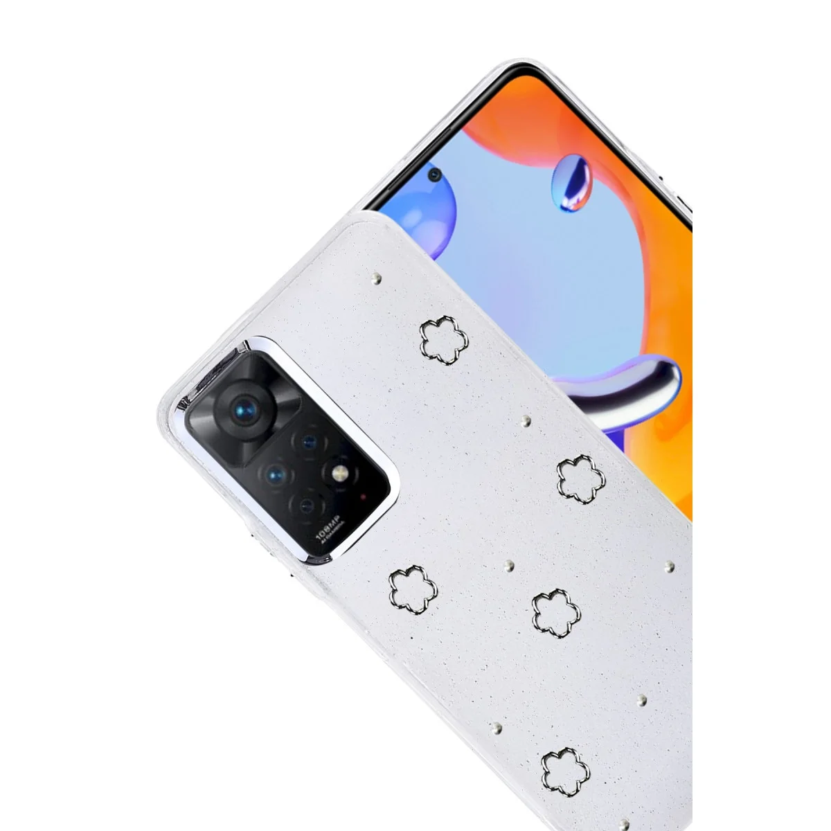 Xiao Red Note 11 Pro Fiyonk Desenli Kapak - Desen 2 görsel 2