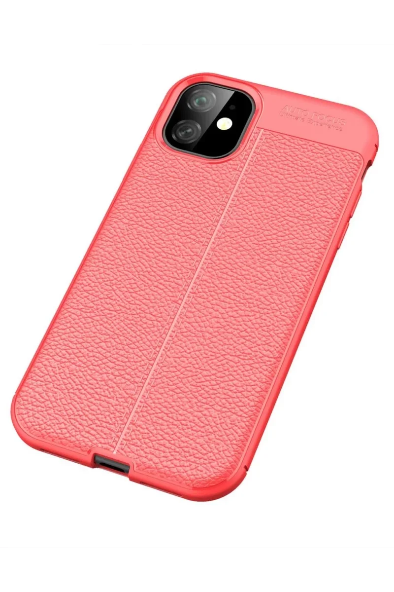 Apple iPhone 11 Kılıf Auto Focus Kapak - Kırmızı görsel 2