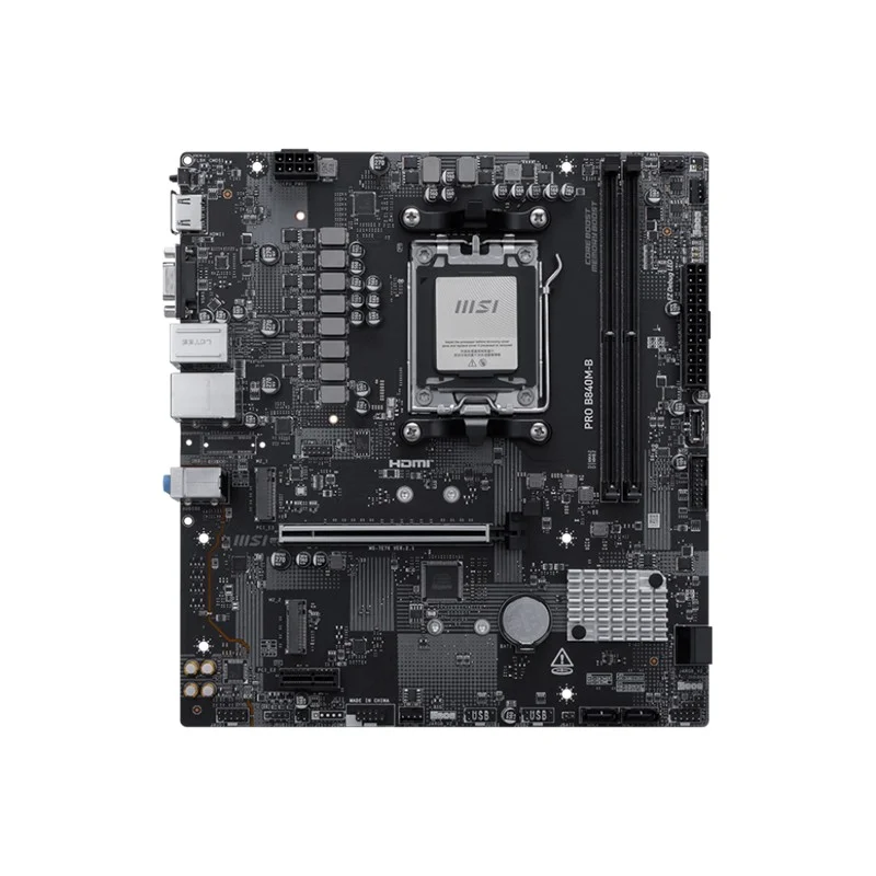 Pro B840M-B DDR5 8000MT/S 1XHDMI 2XM.2 Usb-c Matx AM5 ( AM5 9000/8000/7000 Serileri İle Uyumlu) görsel 2