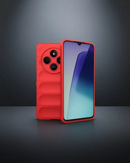Xiaomi Redmi 14c Kılıf Optimum Silikon - Kırmızı