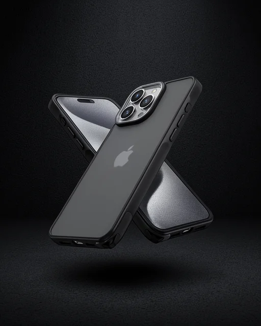Apple İphone 15 Pro Max Kılıf Elegant Kapak - Siyah