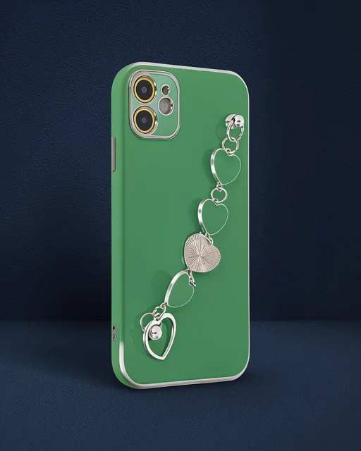 Apple İphone 12 Kılıf Esila Silikon - Su Yeşili