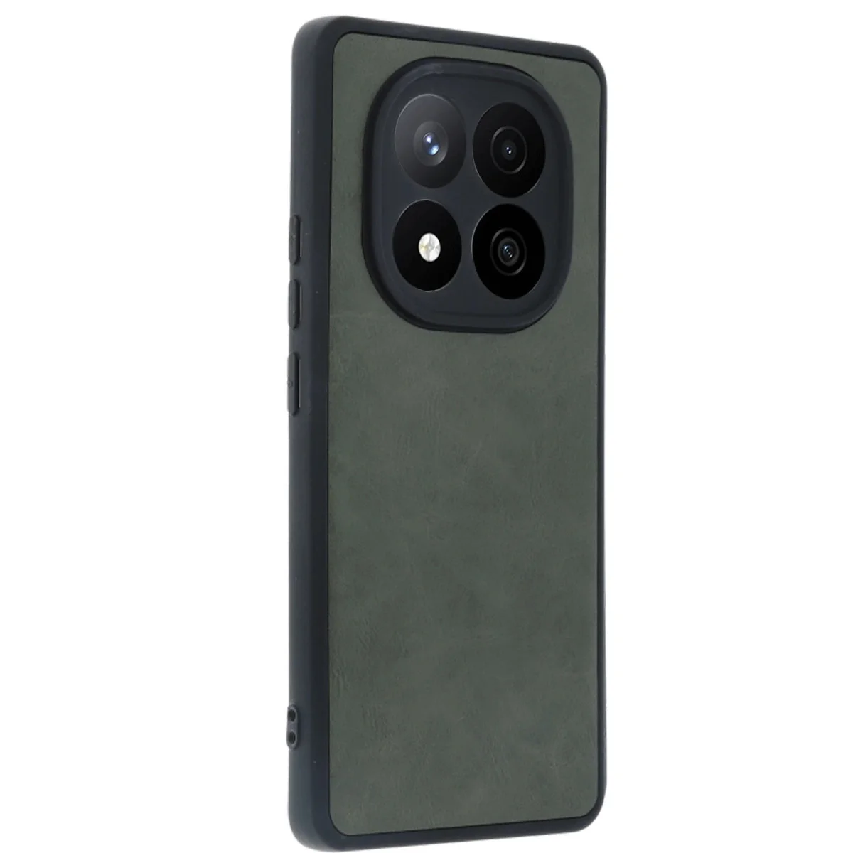 Xiaomi Redmi Note 14 Pro 4g Kılıf Aras Deri Kapak - Koyu Yeşil görsel 2