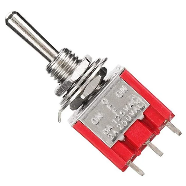 IC-148B 9 Pin On-Off Ø6Mm Toggle Switch MTS-303 görsel 5