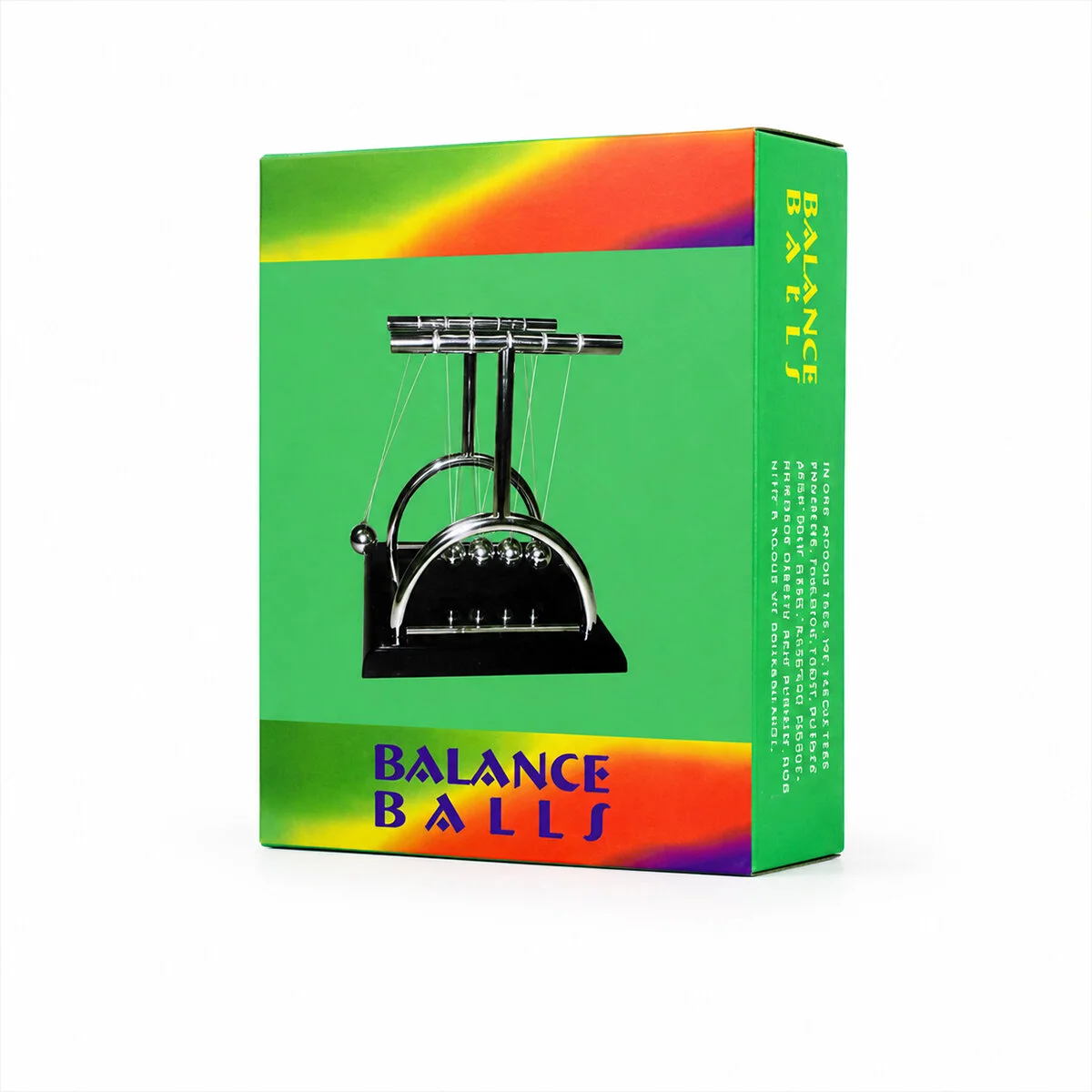 Balance Balls Büyük Newton - Metal Denge Topları Masa Üstü görsel 3