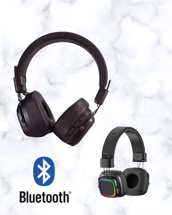 RGB Işıklı Katlanabilir Bluetooth 5.3 Kulak Üstü Kulaklık görsel 5