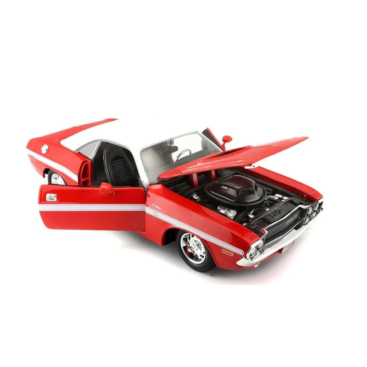 MAY 31263 1970 Dodge Challenger RT Coupe 1:24 Model Araba -Necotoys görsel 3