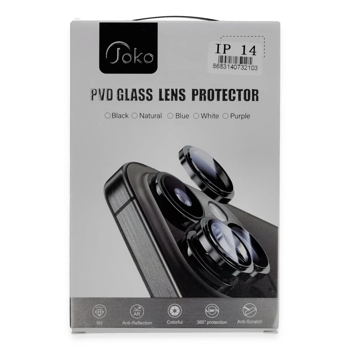 Joko Apple İphone 15 Pro Max Pvd Metal Kamera Lens - Turuncu görsel 2