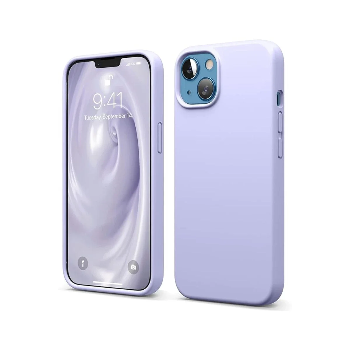 Apple iPhone 14 Kılıf First Silikon - Lila görsel 3