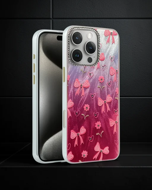Apple İphone 16 Pro Max Kılıf Blade Aynalı Desenli Kapak - Desen 3