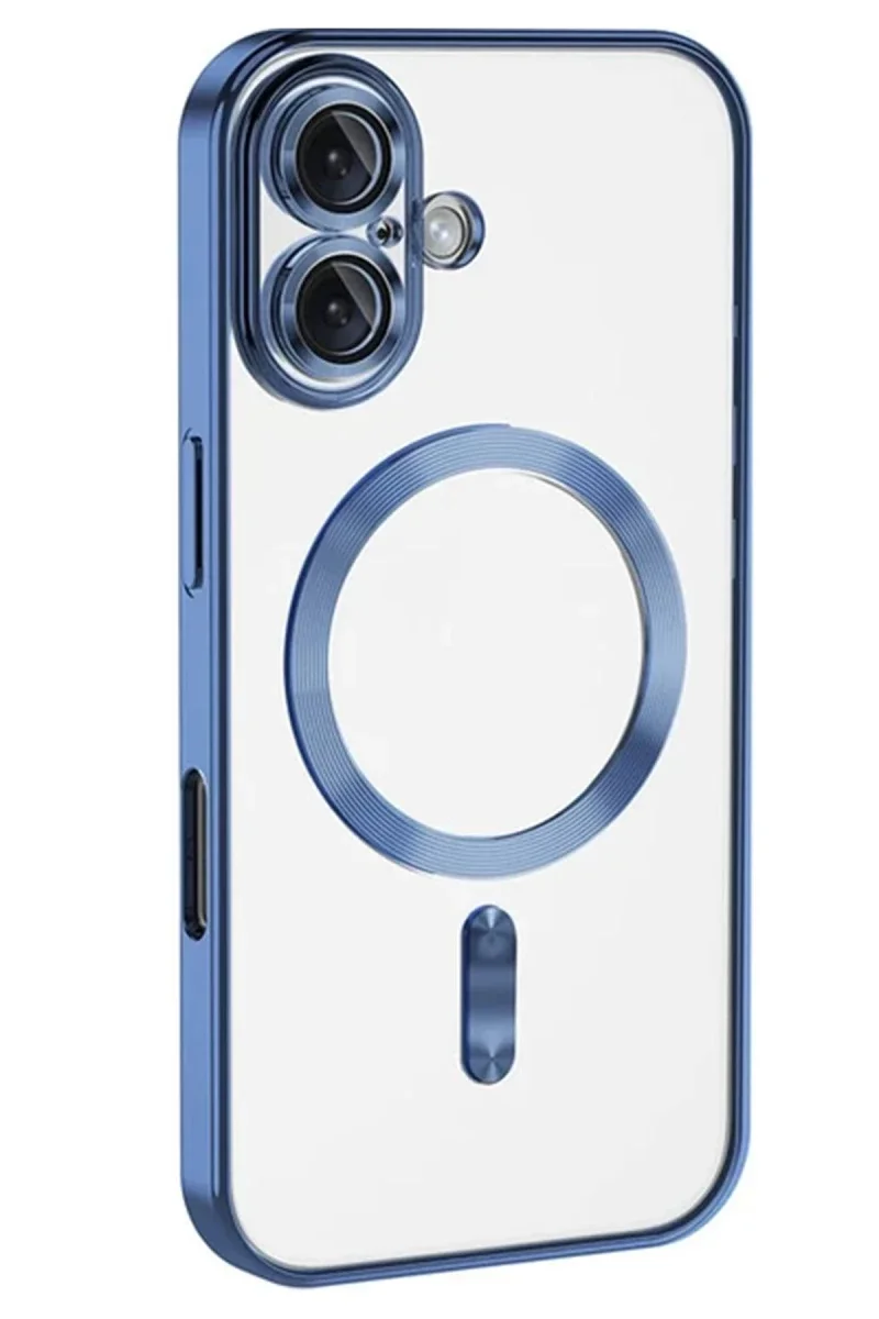 Apple iPhone 16 Kılıf Kross Magneticsafe Kapak - Mavi
