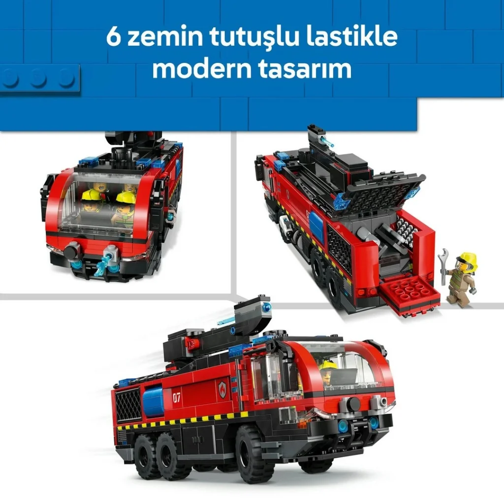 Havaalanı İtfaiye Kamyonu 60499 görsel 4