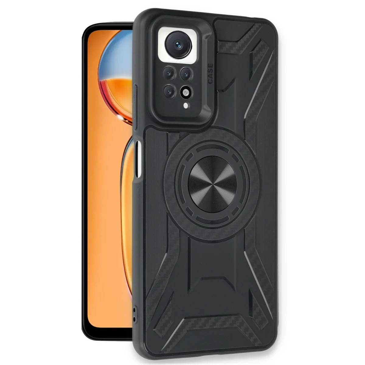 Xiaomi Redmi Note 12 Pro 4g Kılıf Lincoln Silikon - Siyah görsel 2