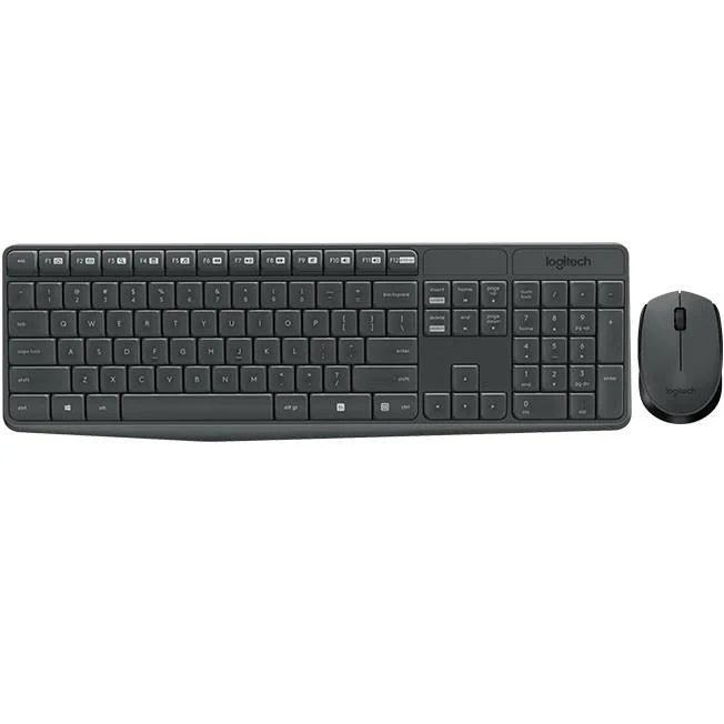MK235 Q Tr Kablosuz Klavye Mouse Set Gri 920-007925