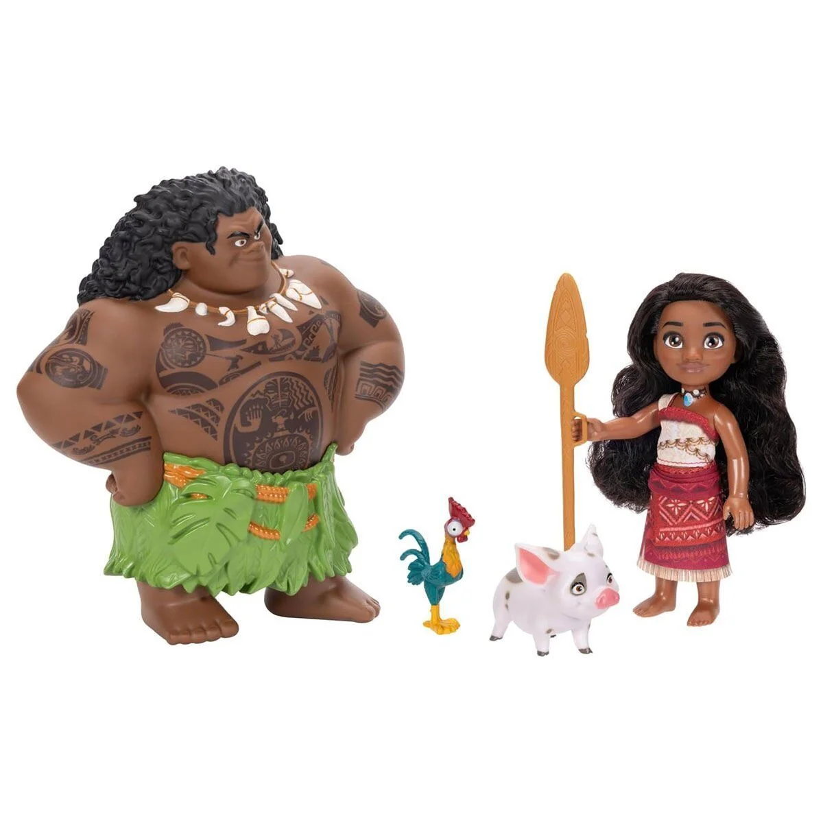 JKP 237556 Disney Moana - 15 cm Maui & Moana ve Arkadaşları Set görsel 2